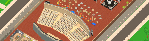 Centro de conferencias en Nubi — vista completa