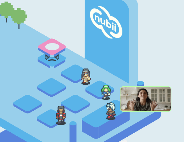 A live view of who is in the Nubi space right now